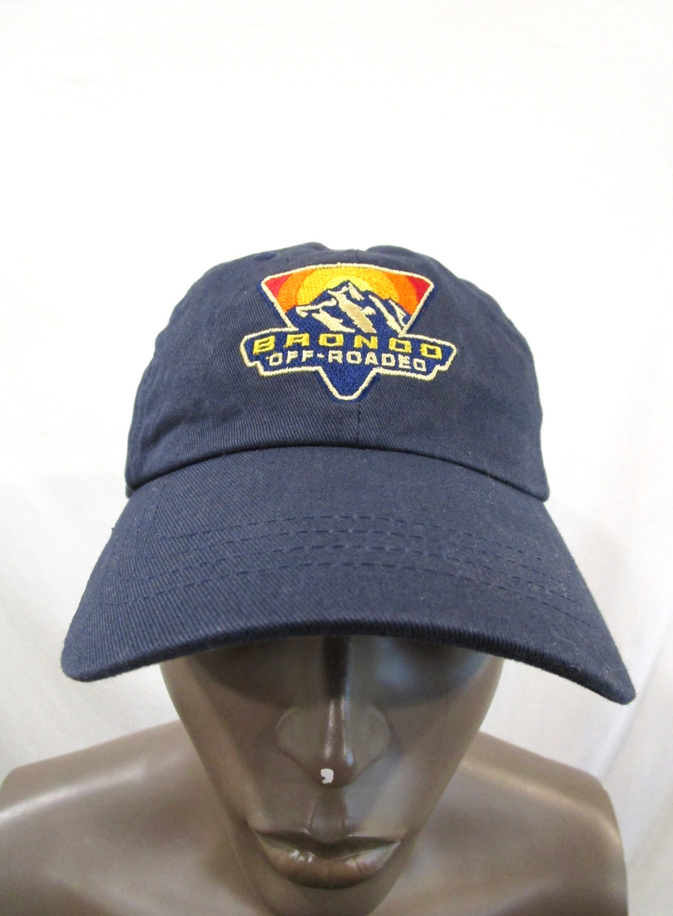 Ford Bronco Off Roaded Truck Embroidered Logo Blue Baseball Hat Cap